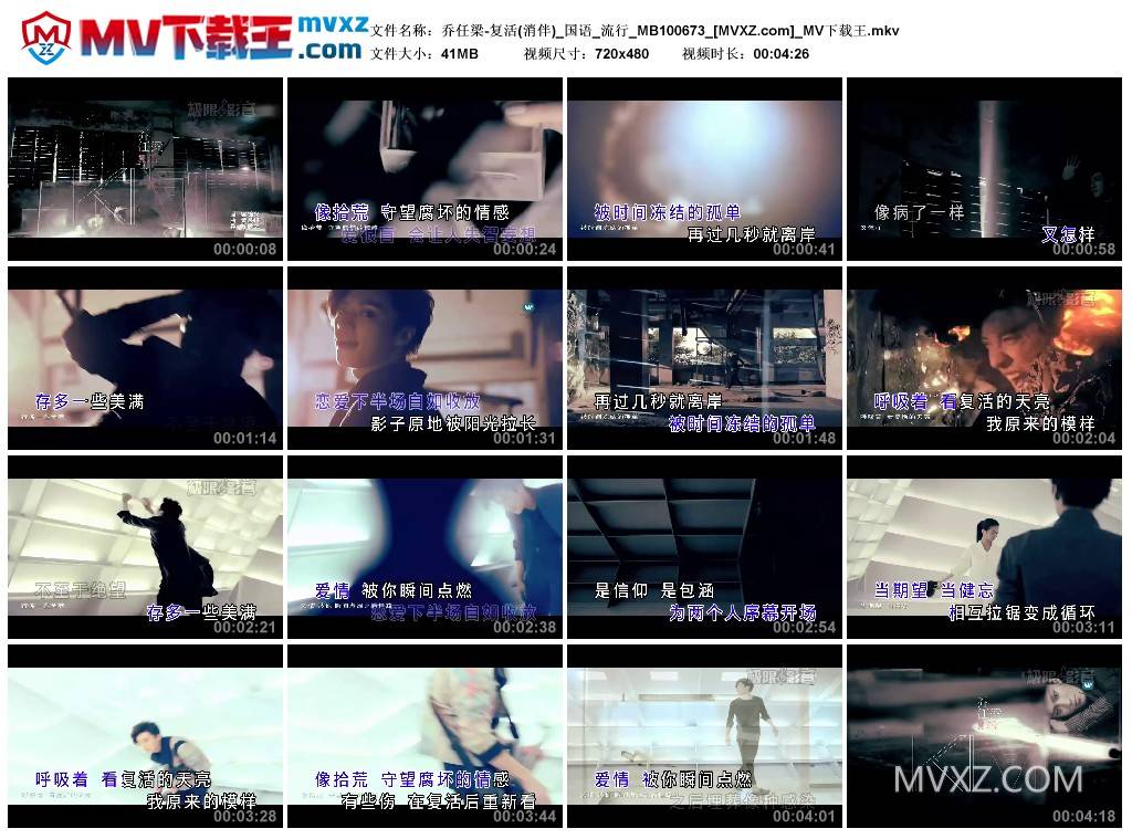 乔任梁-复活(消伴)_国语_流行_MB100673